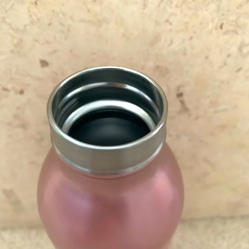 Target 20 oz. Pink Frosted Stainless Steel Bottle NEW